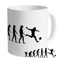 Evolution of Football Mug