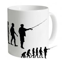 Evolution of Fishing Mug
