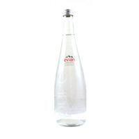 Evian Still Mineral Water Glass Bottle