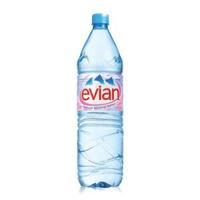 Evian 1.5 Litre Natural Mineral Water Bottle 1 x Pack of 12 Water