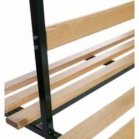 evolve ash backrest for 10m wide evolve duo benches factory fit