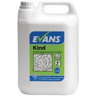 Evans Kind General Purpose Washing Up Liquid 5 Litre Pack of 2