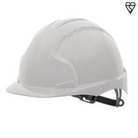 EVO2 NON-VENTED SLIP RATCHET HELMET WHITE