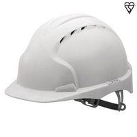 EVO3 VENTED SLIP RATCHET HELMET WHITE