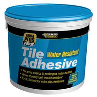Everbuild RES10 702 Water Resistant Tile Adhesive 10 Litre