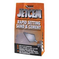 Everbuild JETMIX6 Jetcem Premix Sand & Cement 6kg (Single 6kg Pack)