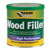 Everbuild 2POAK05 Wood Filler High Performance 2 Part Oak 500g