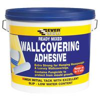 Everbuild WALLREADY4 Ready Mixed Wallcovering Adhesive 4.5kg