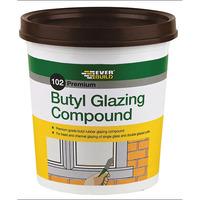 Everbuild BUTGC2 Butyl Glazing Compound Brown 102 2kg