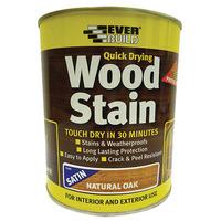 everbuild wvarclm2 quick dry wood varnish matt clear 25 litre