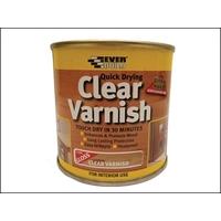 everbuild quick dry wood varnish gloss clear 250ml