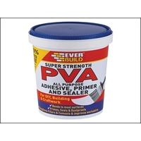 Everbuild Super Strength PVA Adhesive 600ml +30% Extra EVBPVASS06