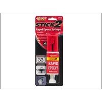 Everbuild Stick 2 Rapid Epoxy Syringe