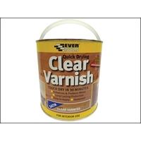 everbuild quick dry wood varnish satin clear 25 litre