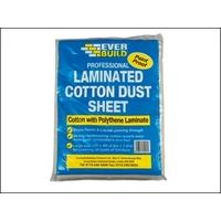 everbuild laminated cotton dust sheet 12 x 9ft