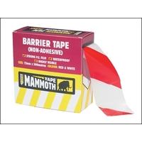 Everbuild Barrier Tape Red / White 72mm x 500m