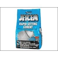 Everbuild Jetcem Rapid Set Cement 3Kg (1 Box of 4 x 3Kg Packs)