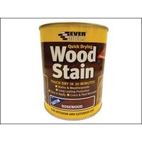 Everbuild Quick Dry Wood Stain Satin Rosewood 250ml EVBWSRW250