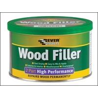 Everbuild Wood Filler High Performance 2 Part Redwood 500g