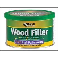 everbuild wood filler high performance 2 part mahogany 500g