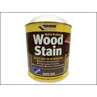 Everbuild Quick Dry Woodstain Satin Dark Oak 2.5 Litre