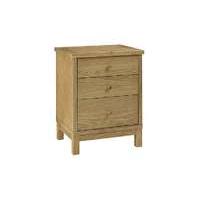 Eva 3 Drawer Nightstand