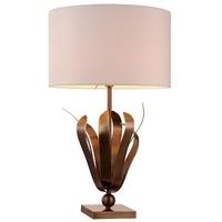 Eva Antique Brass Table Lamp