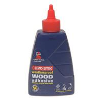 evo stik 717015 resin w weatherproof exterior wood adhesive 250ml