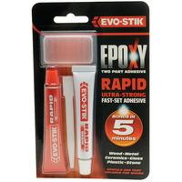 evo stik 808539 rapid set tube 2 x 15ml