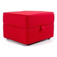 evian storage stool red