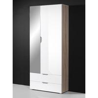 Eva Hallway Wardrobe In Gloss White