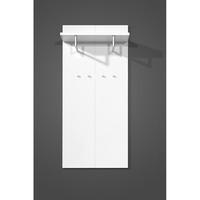 Event White Wall Mounted Hallway Stand