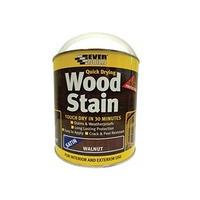 everbuild evbwswn25l 25 litre quick dry wood stain satin walnut