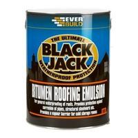 Everbuild 90605 5 Litre Bitumen Roofing Emulsion