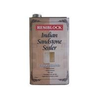 Everbuild EVBRBINDENH5 5 Litre Resiblock Indian Sandstone Sealer Colour Enhancer