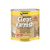 Everbuild EVBWVARCLG2 2.5 Litre Quick Dry Wood Varnish - Gloss Clear