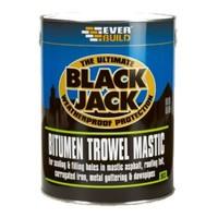 Everbuild 90305 5 Litre Bitumen Trowel Mastic