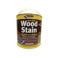 everbuild evbwsrw25l 25 litre quick dry wood stain satin rosewood