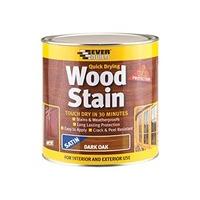 everbuild evbwsdo25l 25 litre quick dry wood stain satin dark oak