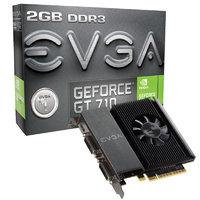 EVGA GeForce GT 710 2GB DDR3 DVI-I DVI-D Mini-HDMI PCI-E Graphics Card