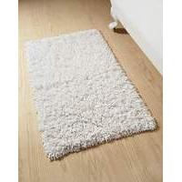 Everyday Twist Cotton Bath Mat White