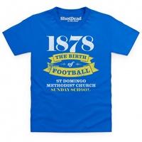 Everton - Birth of Football Kid\'s T Shirt