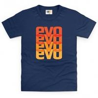 Evo Logo Stack Kid\'s T Shirt