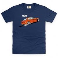 Evo BMW 1M Coupe White Logo Kid\'s T Shirt