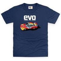 Evo BMW Art Car White Logo Kid\'s T Shirt