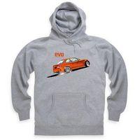 Evo BMW 1M Coupe Orange Logo Hoodie