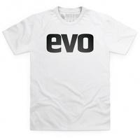 evo logo carbon t shirt