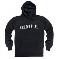 evolution of skiing hoodie