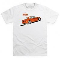 Evo BMW 1M Coupe Orange Logo T Shirt