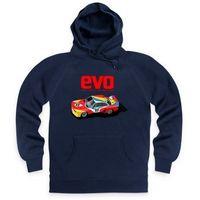 evo bmw art car red logo hoodie